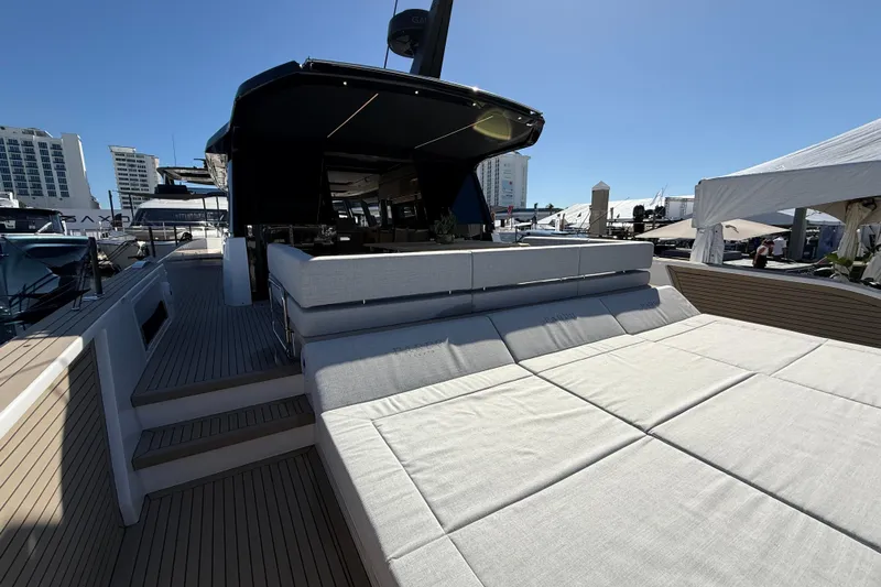  Yacht Photos Pics Luxurious 2026 Pardo Yachts GT75 with spacious deck and modern design.