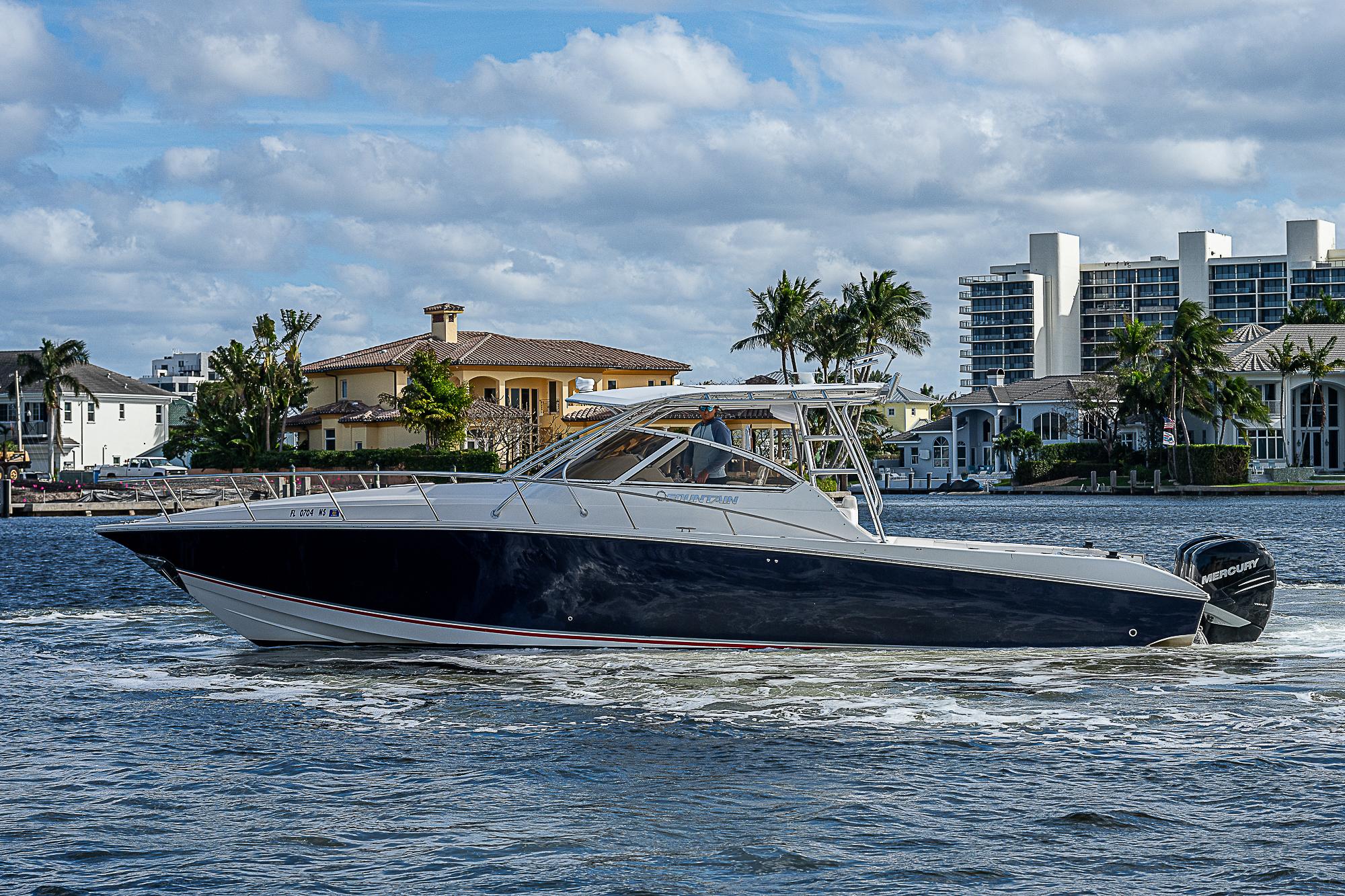 2008 Fountain 38 Sportfish Cruiser OB Saltwater Fishing for