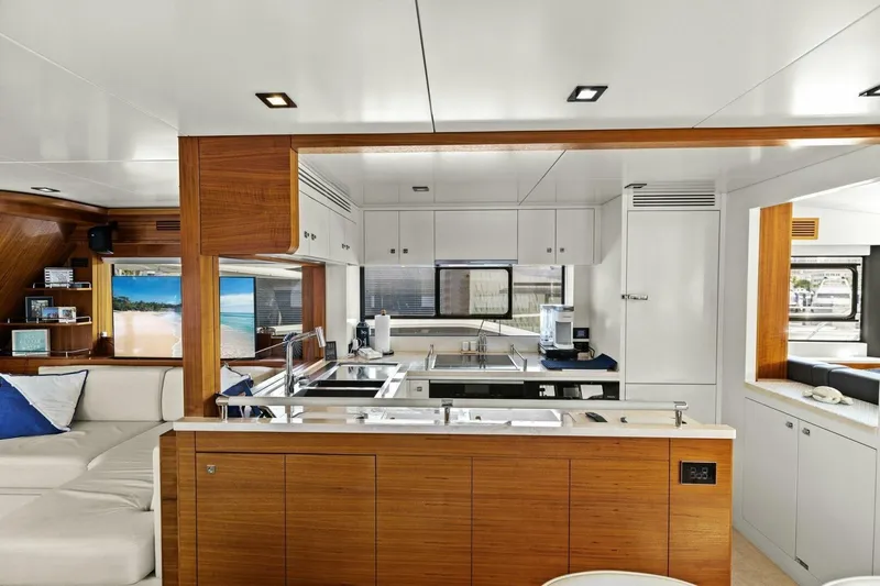 Destin-e Yacht Photos Pics 2021 Sirena 64- DESTIN-E- Galley