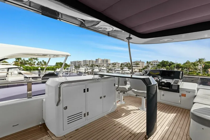 Destin-e Yacht Photos Pics 2021 Sirena 64- DESTIN-E- Flybridge