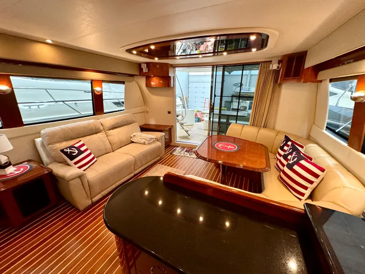 Plan B Yacht Photos Pics Salon Looking Aft