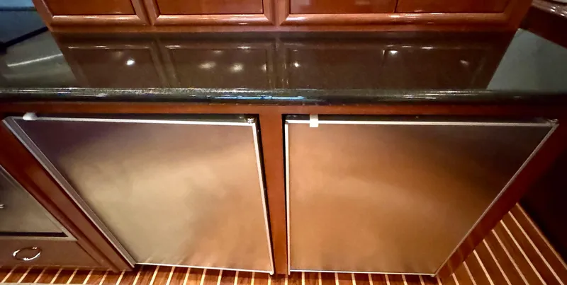 Plan B Yacht Photos Pics SS Refrigerator & Freezer