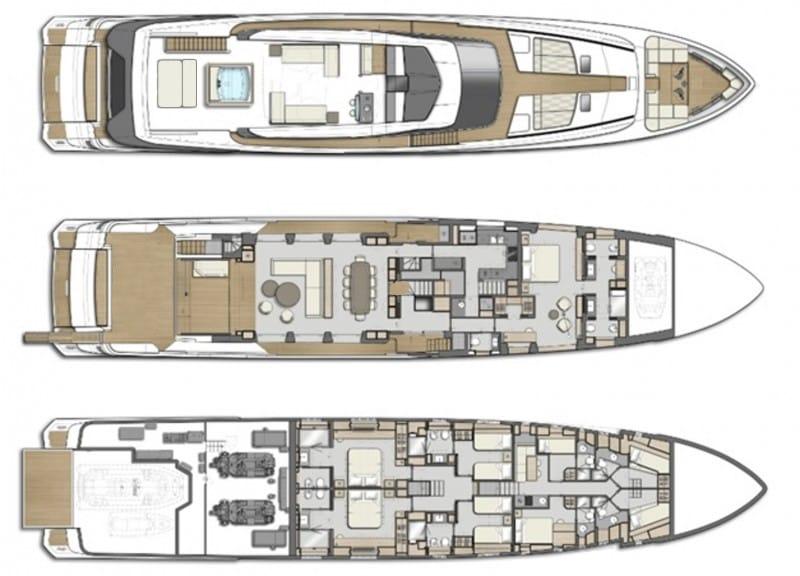 STL file Yacht - Custom Line 120 - 2023・3D print model to download・Cults