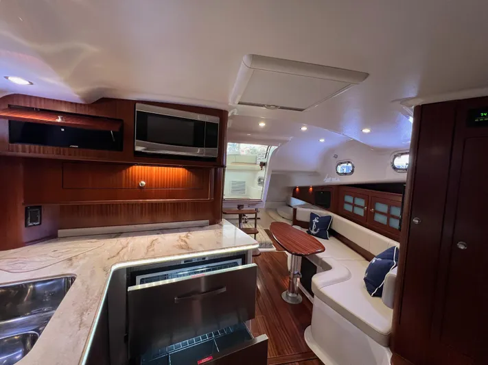 Last Chance Yacht Photos Pics Pursuit 38 LAST CHANCE - Galley & Cabin