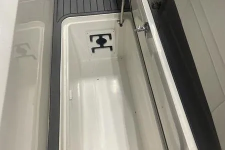  Yacht Photos Pics 2022 Prowler 31 boat storage compartment with sleek design and durable materials.