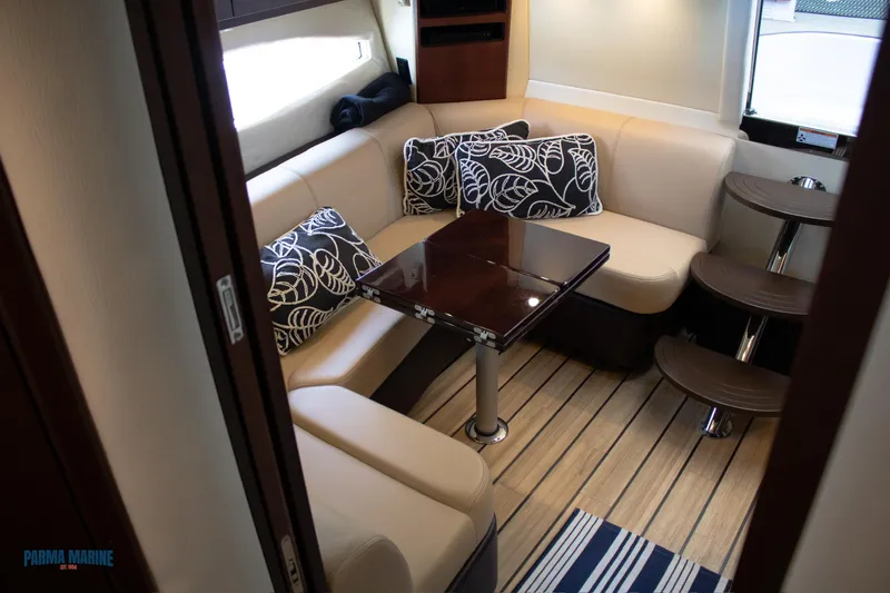 Knot On Call Yacht Photos Pics Formal Dinette Table on the 2016 Regal 42 Coupe