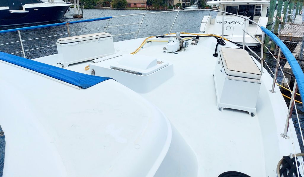 1987 Hatteras 77 Cockpit Motor Yacht