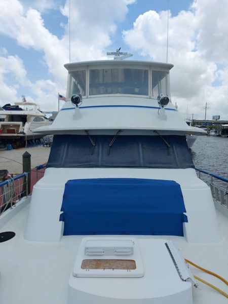 1987 Hatteras 77 Cockpit Motor Yacht