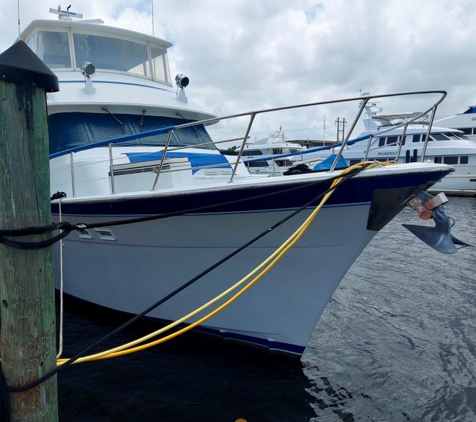 1987 Hatteras 77 Cockpit Motor Yacht