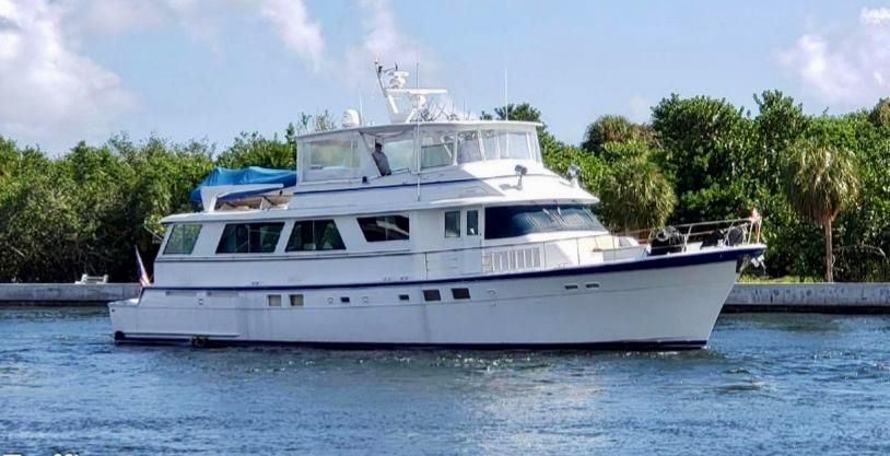 1987 Hatteras 77 Cockpit Motor Yacht