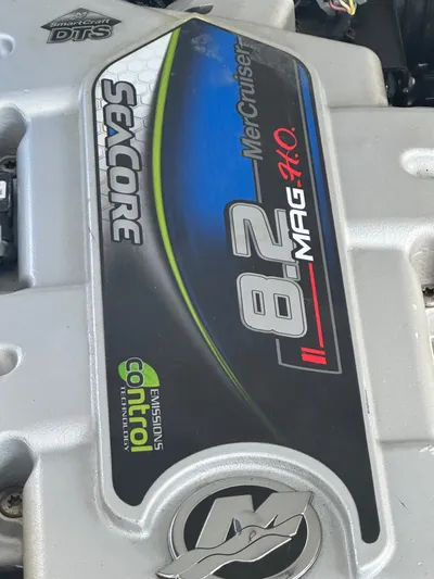 Have A Nice Life Yacht Photos Pics MerCruiser 8.2 MAG engine in a 2017 Formula 370 Super Sport boat.