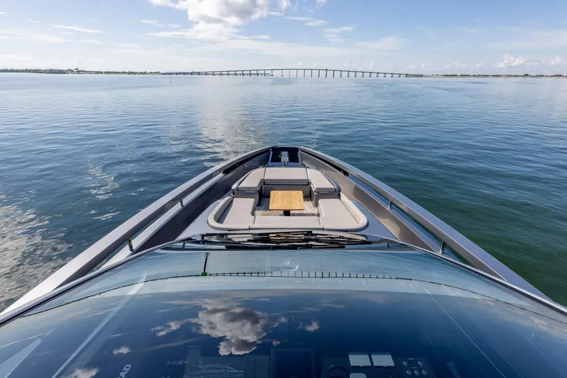 Ciao Yacht Photos Pics Luxury Pershing GTX 80 yacht cruising on calm waters, 2025 model.