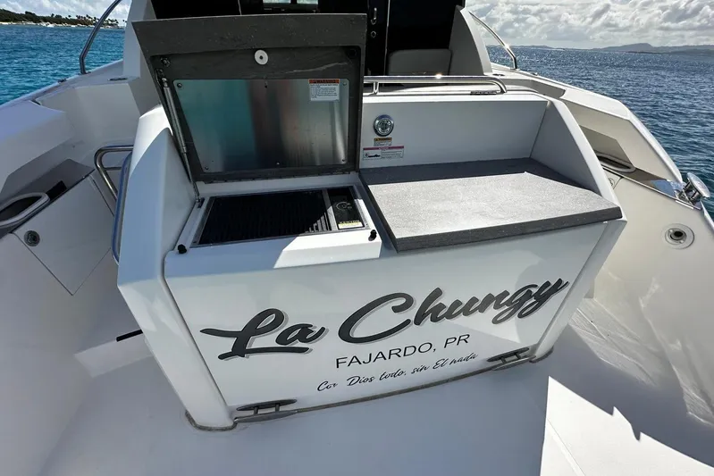  Yacht Photos Pics 2022 Tiara Yachts C39 Coupe with grill, named "La Chungy," docked in Fajardo, PR.