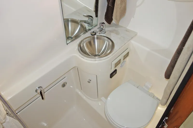 Sea Salt Yacht Photos Pics HEAD WITH STAND UP SHOWER AREA