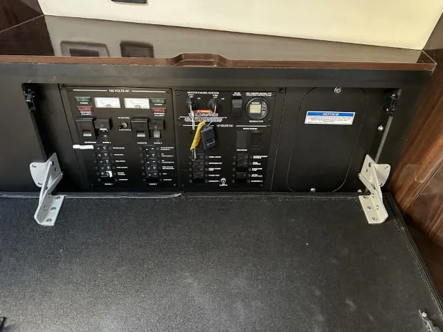  Yacht Photos Pics Electrical panel of 2017 Sea Ray Sundancer 350 Coupe boat.