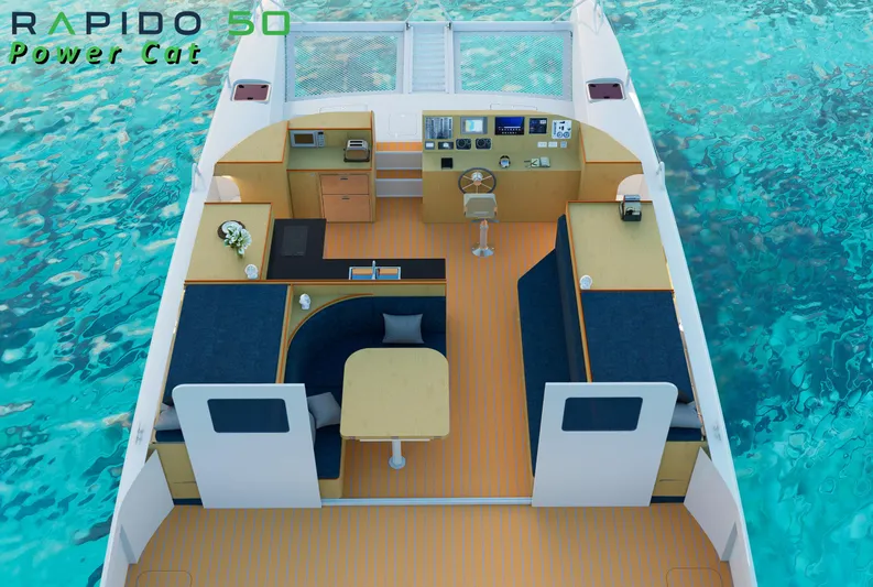 Vamoose II Yacht Photos Pics Rapido 500 ECO Power Cat