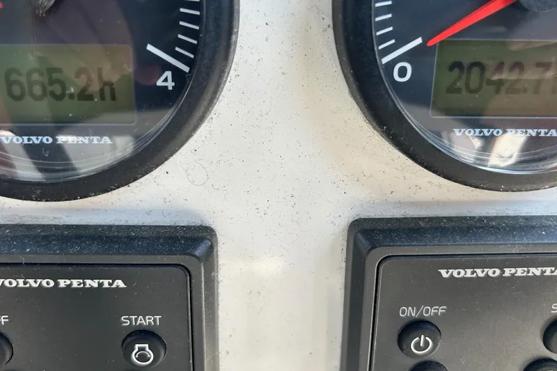  Yacht Photos Pics Volvo Penta engine gauges on 2019 Fountaine Pajot Helia 44 Evolution yacht.