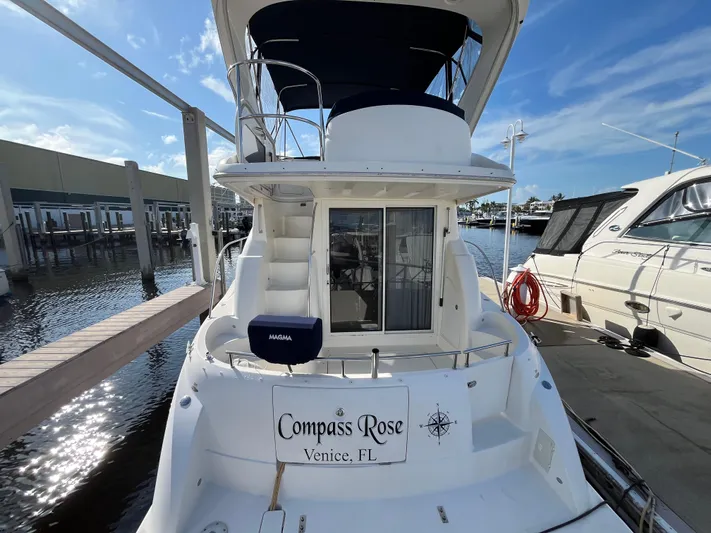 Compass Rose Yacht Photos Pics 2006 Meridian 341 Sedan yacht docked in Venice, FL marina.