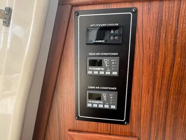  Yacht Photos Pics Control panel for air conditioning on 2021 Grady-White Express 370 boat.