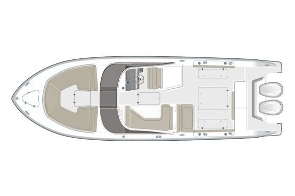 2017 Pursuit DC 325 Dual Console
