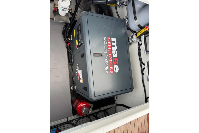  Yacht Photos Pics Mase generator in Lagoon 55 yacht engine room, 2026 model.