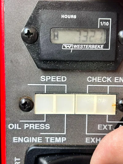  Yacht Photos Pics Digital hour meter on a 2008 Formula 400 Super Sport boat dashboard.