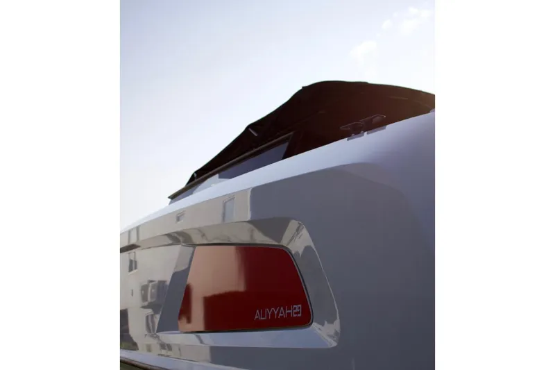  Yacht Photos Pics 2018 Vanquish Yachts VQ 45 rear view with sleek design and modern features.