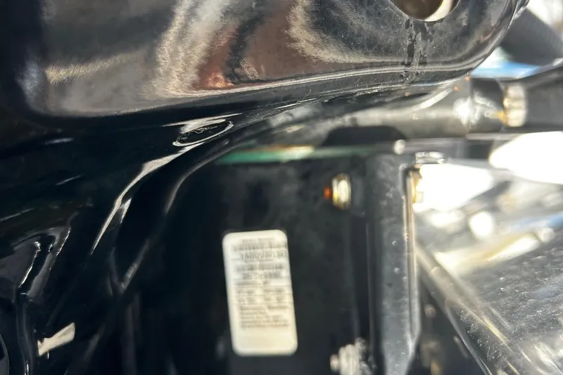  Yacht Photos Pics Close-up of the 2021 Nor-Tech 390 Sport Center Console engine compartment.