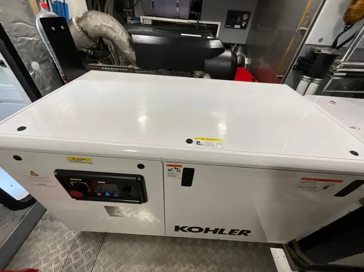  Yacht Photos Pics Kohler generator in Pardo Yachts 60 E engine room, 2020 model.