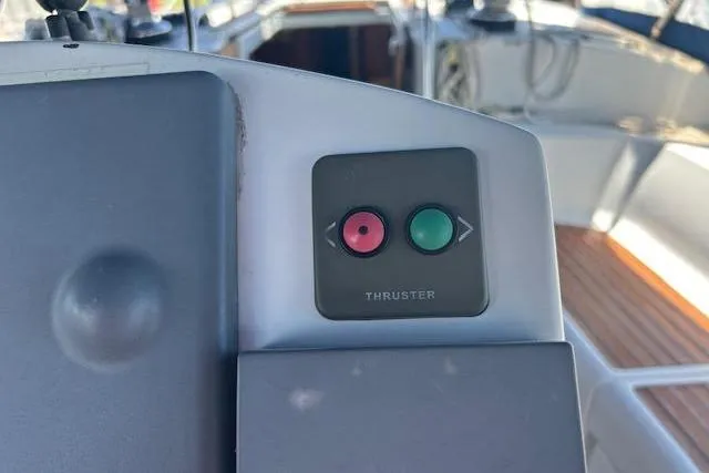 Nonna Yacht Photos Pics Control panel on a 2005 Jeanneau Deck Salon 43 sailboat.