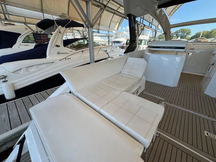 Yacht Rock Yacht Photos Pics 2015 Cruisers Yachts 390 Express Coupe with spacious deck and luxurious seating.