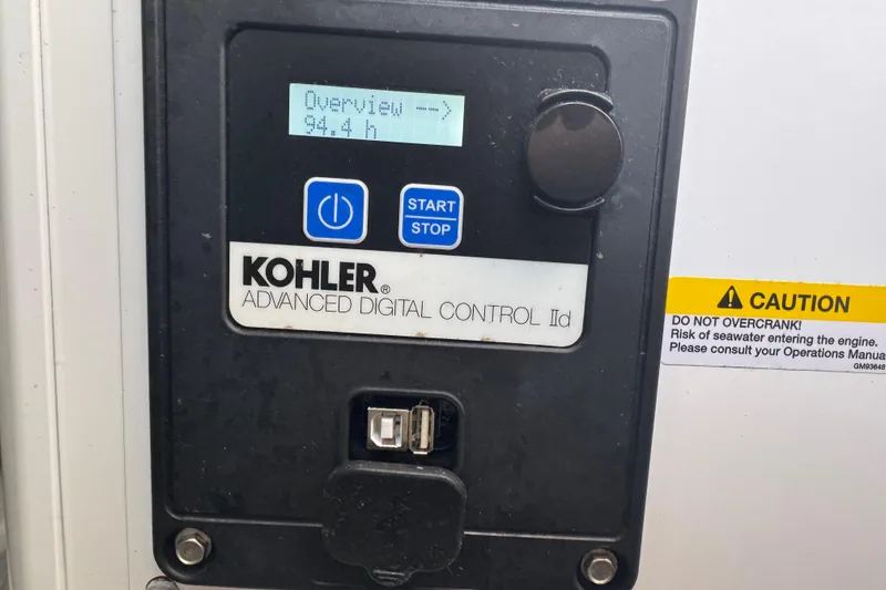  Yacht Photos Pics Kohler advanced digital control panel on 2016 Chris-Craft Launch 36 boat.