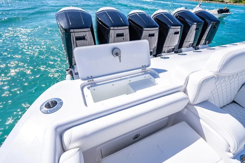  Yacht Photos Pics 2026 HCB 65 Estrella boat with multiple engines and luxurious seating.