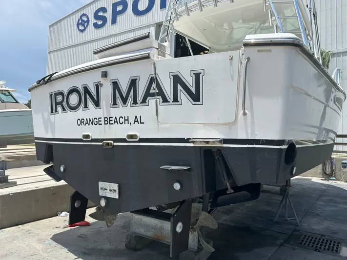 Ironman Yacht Photos Pics 2006 Rampage EXPRESS boat named "Iron Man" at Orange Beach, AL dock.