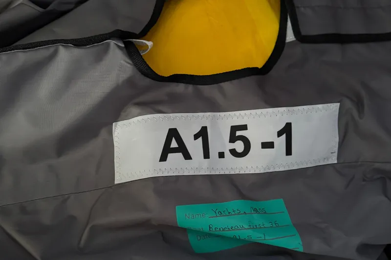  Yacht Photos Pics Sail with label "A1.5-1" for 2023 Beneteau First 36 yacht.