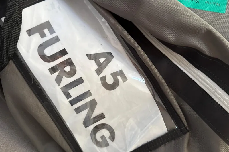  Yacht Photos Pics Bag labeled "A5 Furling" for 2023 Beneteau First 36 sailboat equipment.