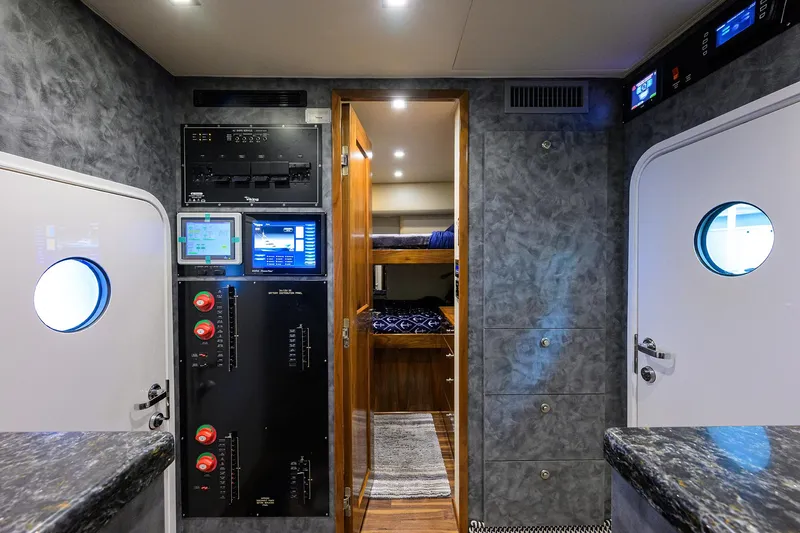 China Time Yacht Photos Pics Viking 92 CHINA TIME - Crew Quarters