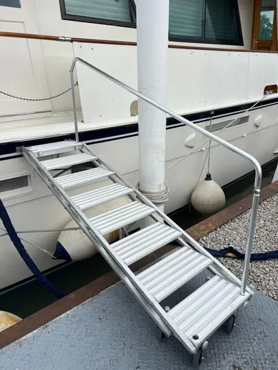 My Chanticleer Yacht Photos Pics Boarding ladder