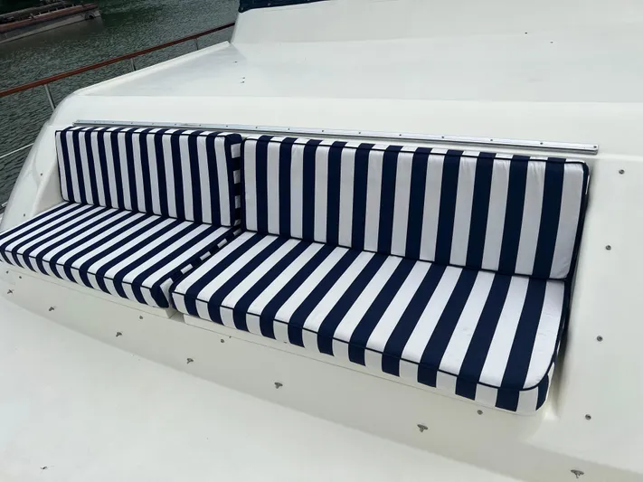 My Chanticleer Yacht Photos Pics Forward bench seating