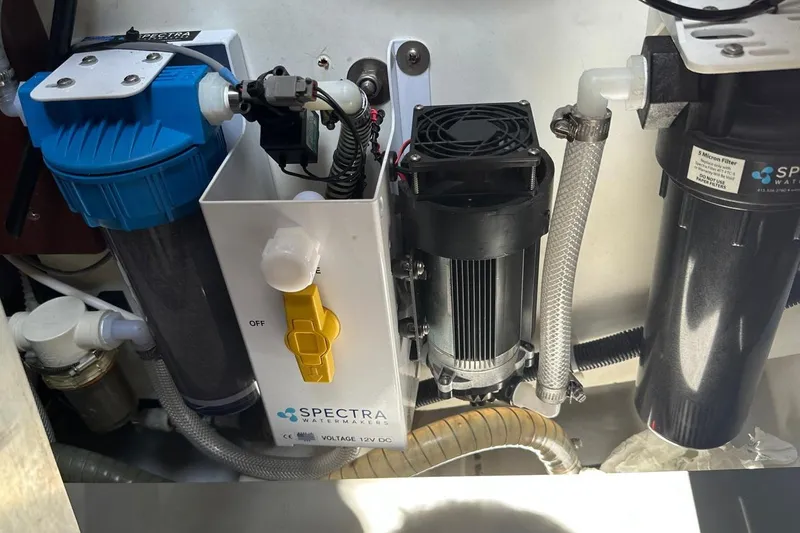  Yacht Photos Pics Spectra watermaker system in a 2012 Beneteau Gran Turismo 44 yacht.