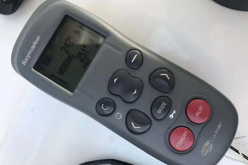  Yacht Photos Pics Raymarine autopilot remote control on 2012 Beneteau Gran Turismo 44 yacht.