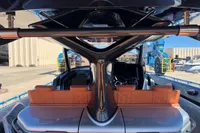 2023 SACS Strider 15 FB luxury yacht interior with sleek design and modern features.