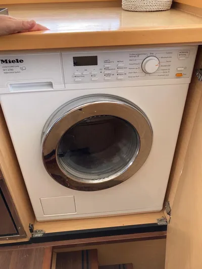 The Recipe Yacht Photos Pics Miele washing machine installed in a Lagoon 560 yacht, 2011 model.