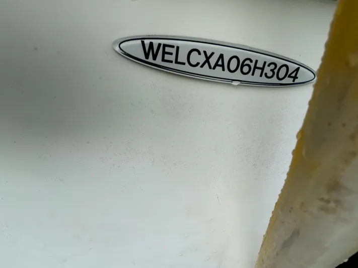  Yacht Photos Pics Hull identification number on a 2004 Riviera 4000 boat.