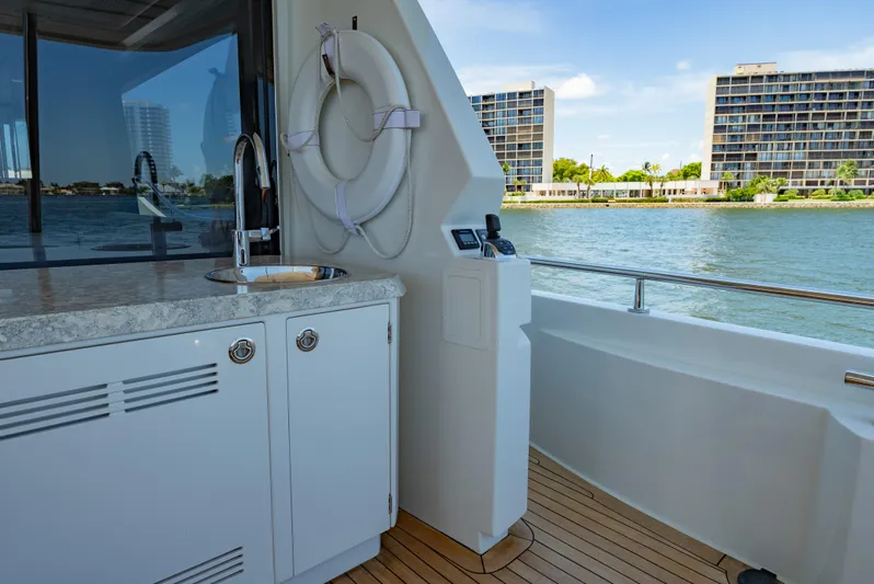 Aboat Time Yacht Photos Pics Aft Steering Station