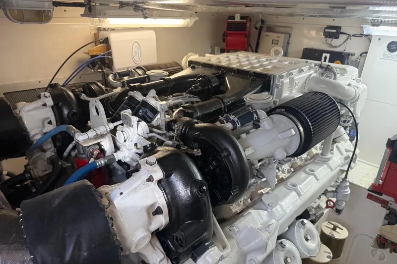 Emma Yacht Photos Pics Cabo 45 EMMA - Engine Room