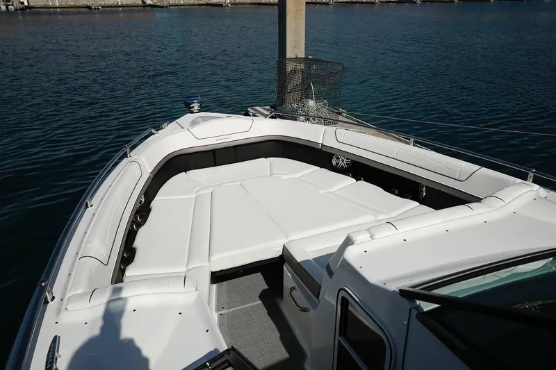  Yacht Photos Pics Manufacturer Provided Image: 2026 Formula 350 Crossover Bowrider I/O with spacious seating on calm water.