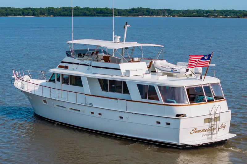 Summertime Lady Yacht Photos Pics 70 Hatteras 1980