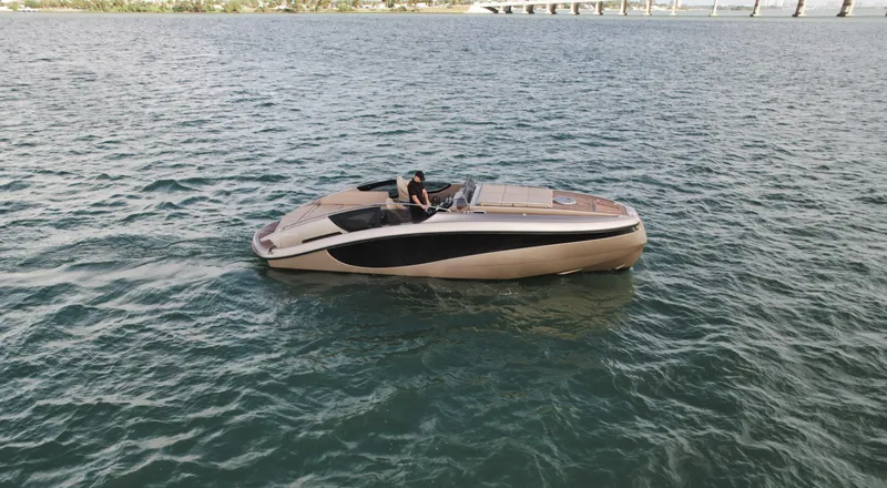  Yacht Photos Pics Luxury Wider 32 yacht cruising on open water, 2016 model.