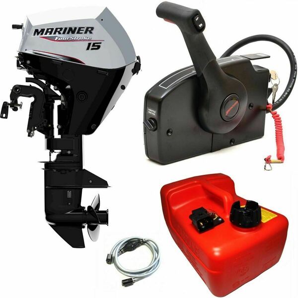 2021 Mariner 15HP EFi 4-STROKE F15 OUTBOARD &amp; REMOTES TANK LINE SPECIAL PACKAGE DEAL!
